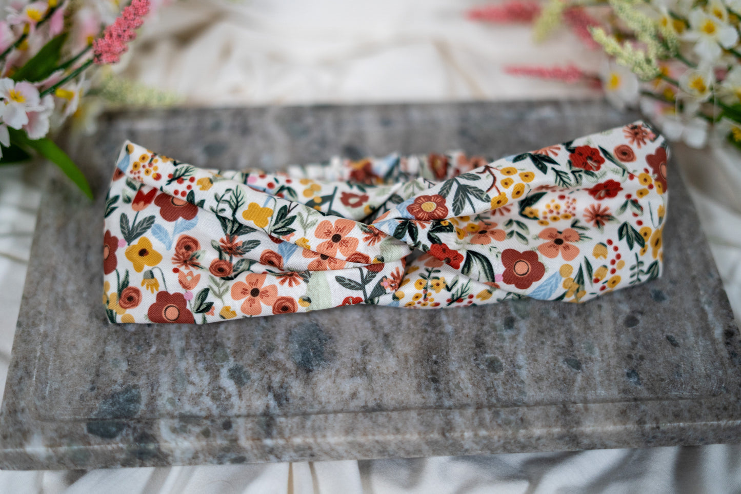 Blooming Flower Knotted Hairband