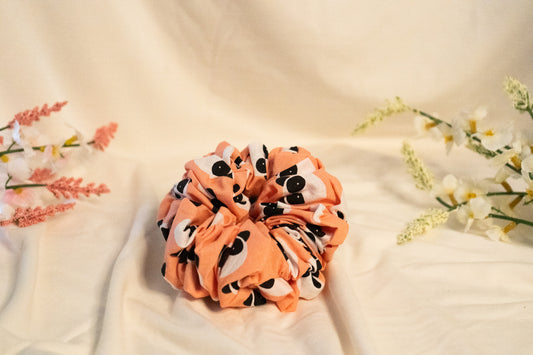 Pink Panda Jumbo Scrunchie