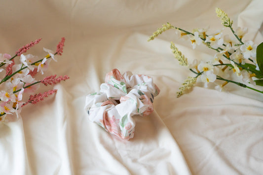 floral scrunchie