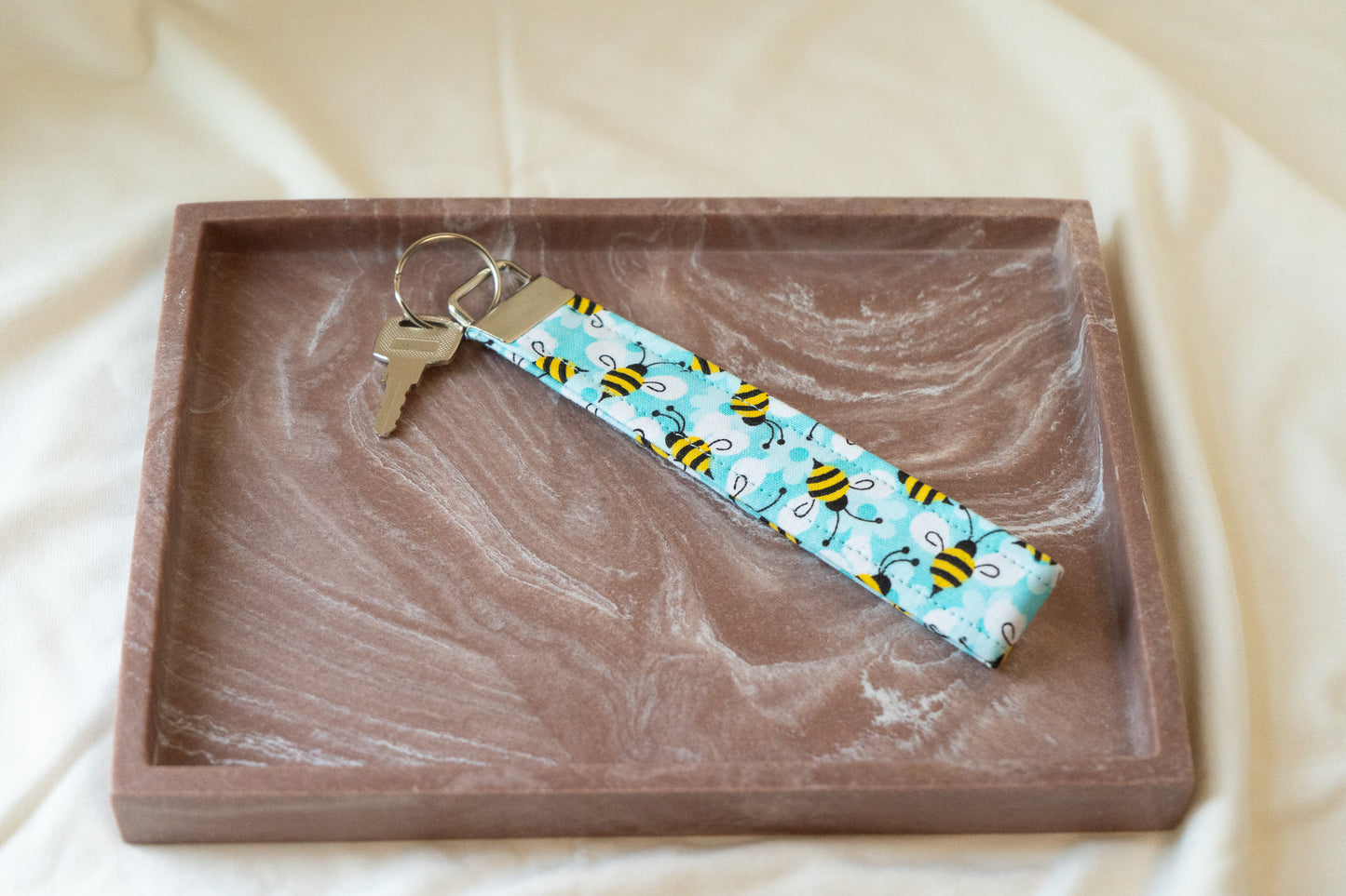 Bee Wristlet keychain