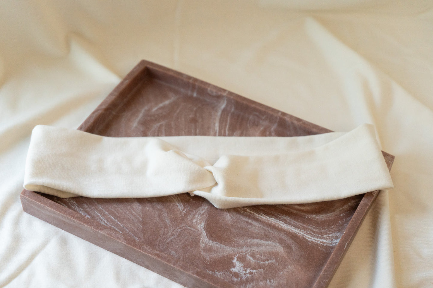 Cream Twisted Hairband