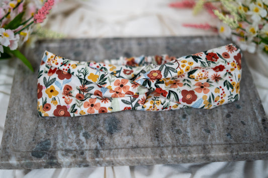 Blooming Flower Knotted Hairband