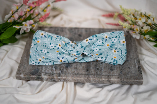 Springtime Floral Knotted Hairband